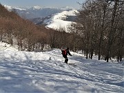 27 La bella traccia lisciata dalle discese di sci-alpinisti